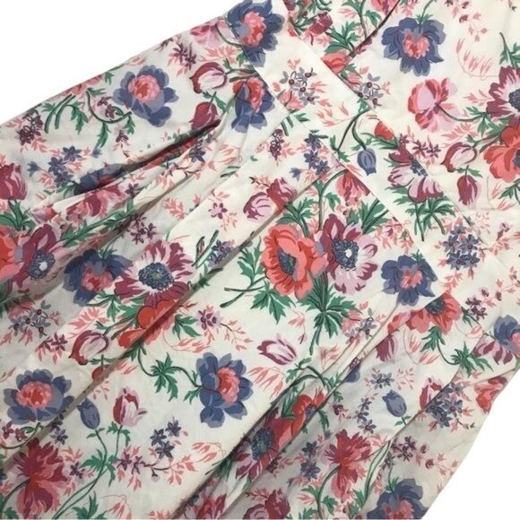 JACK WILLS Fabulously British 100% Cotton Floral Garden Cottagecore Mini Dress - Picture 8 of 11